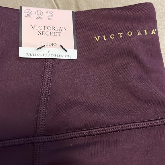 Victoria’s Secret softest legging, ever, Studio 7/8 legging in plum, new - Picture 2 of 10